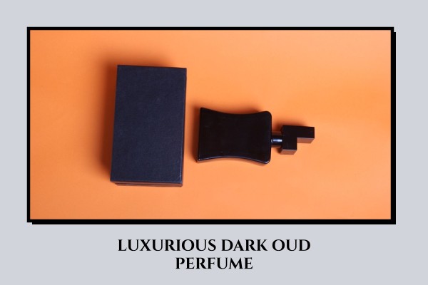 luxurious dark oud perfume